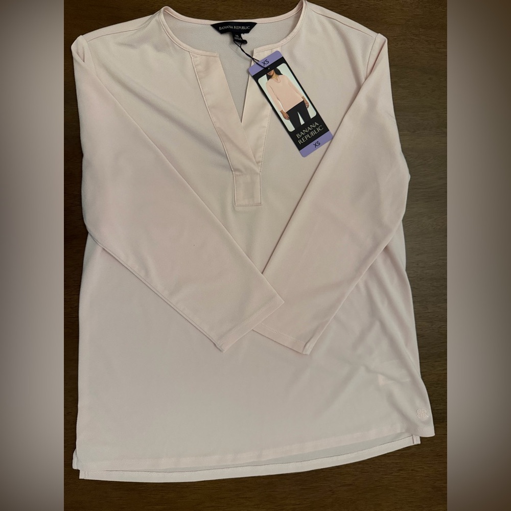 Banana Republic Soft Pink Blouse